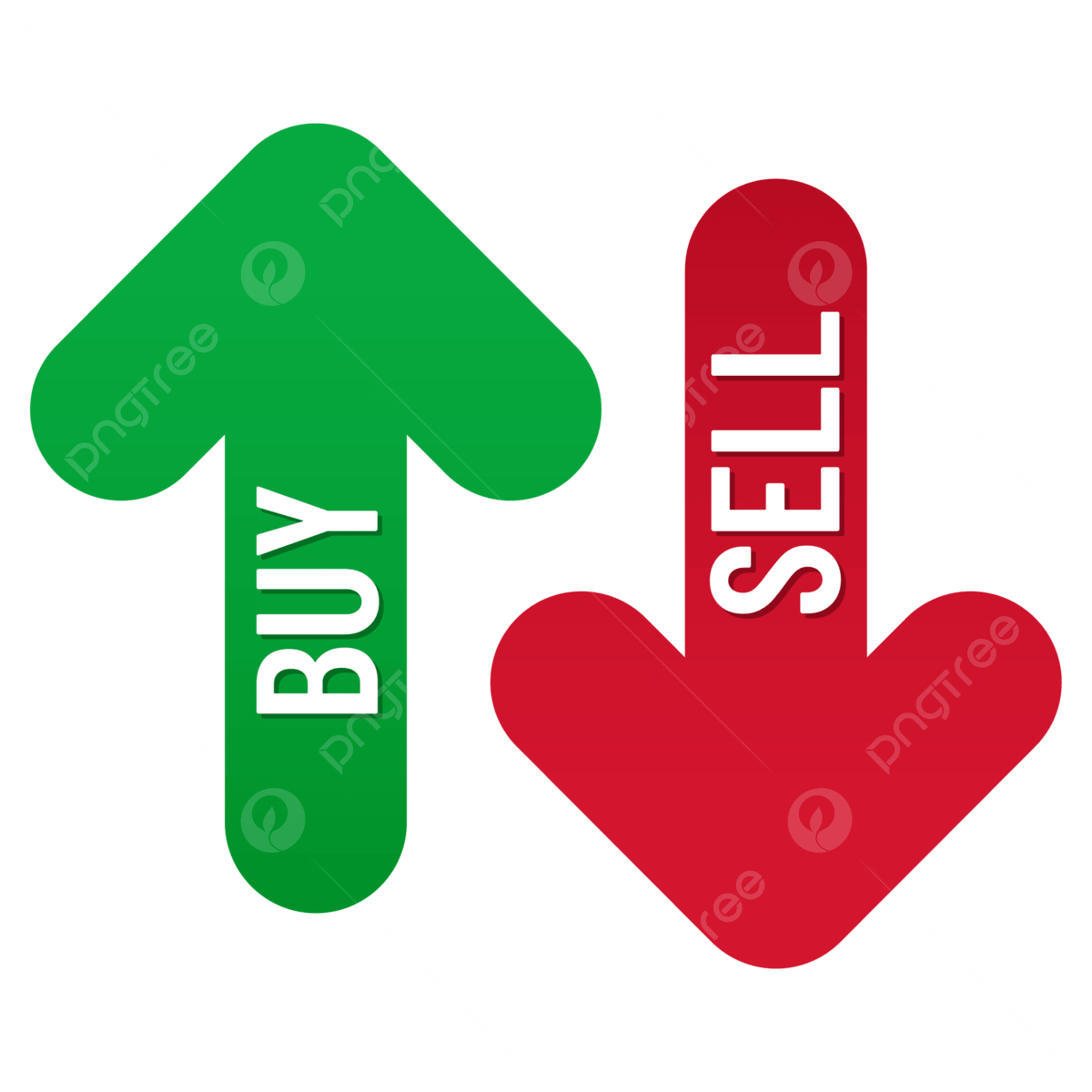 Trading Green And Red Buy Sell Arrow Sign Vector, Buy Sell, Buy Sell ... Where to Sell Graphic Hoodies at a Profit